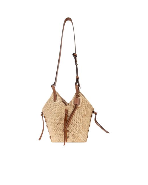 Isabel Marant Natural Tampa Mini Crossbody Bag