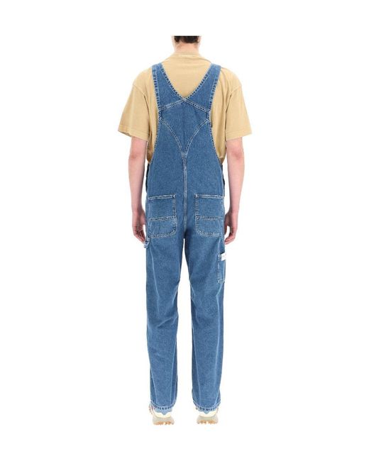 Carhartt Blue Denim Bib Overall for men