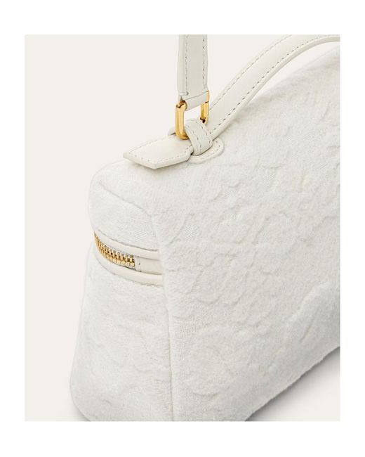 Loro Piana White Extra Pocket L19 Shoulder Bag