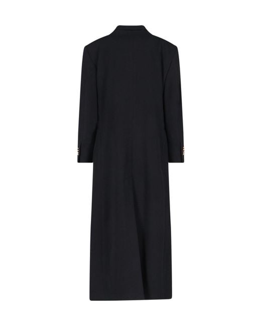 Tagliatore Black Caitlyn Double-Breasted Coat