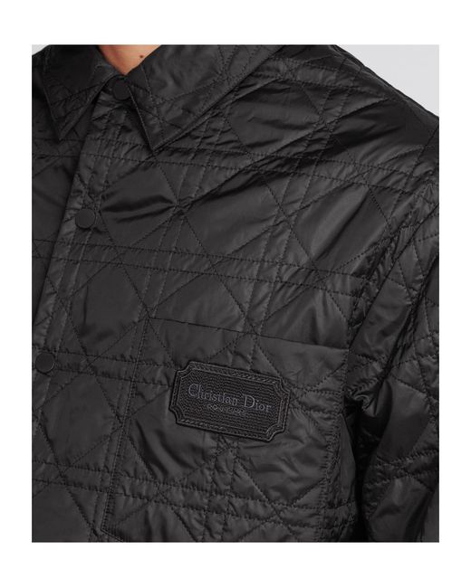 Dior Gray Homme Logo Patch Long-Sleeved Jacket for men
