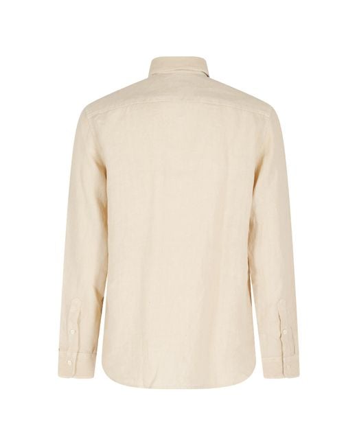 Seventy Natural Utility Linen Shirt for men