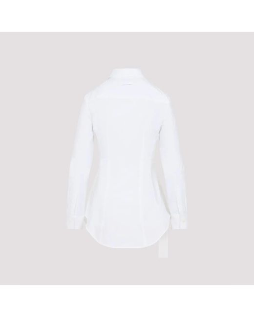 Jean Paul Gaultier White Belted Shirt