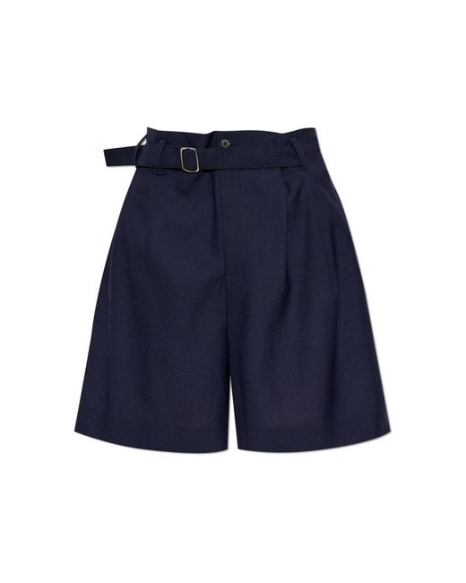 Jacquemus Blue Wool Shorts for men