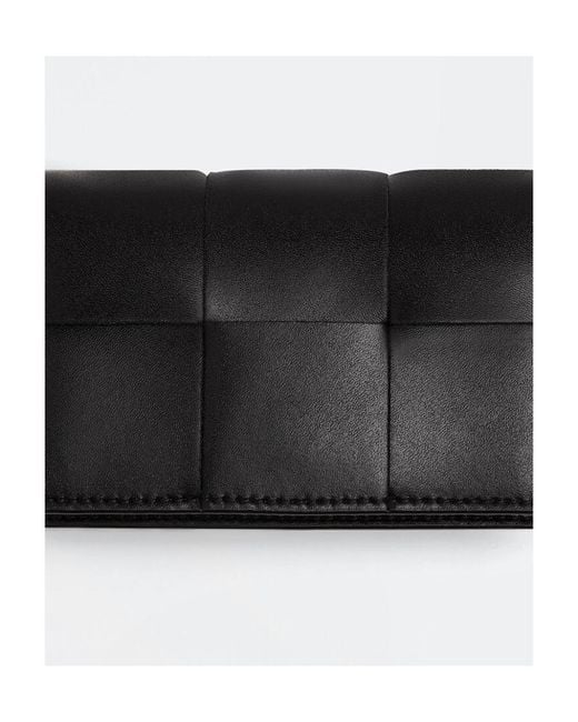 Bottega Veneta Black Intreccio Wallet for men