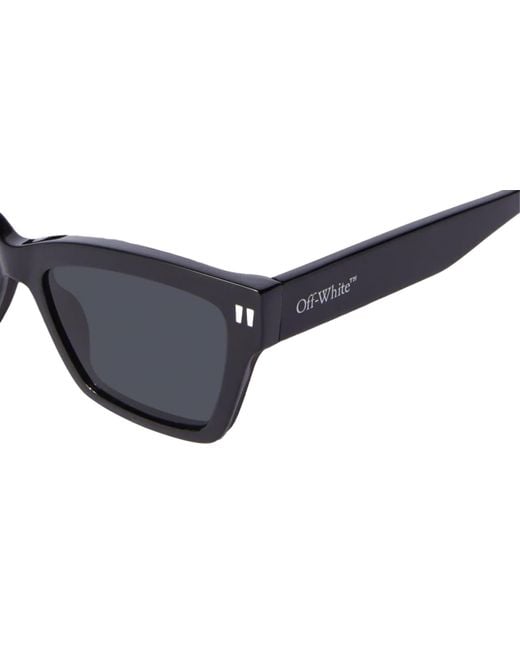 Off-White c/o Virgil Abloh Blue Cincinnati Rectangular Frame Sunglasses for men