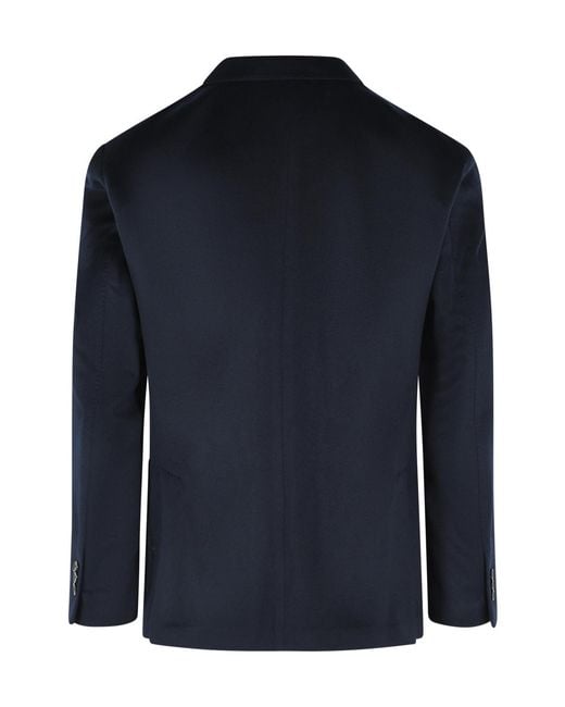 Lardini Blue Roma Single-Breasted Blazer for men