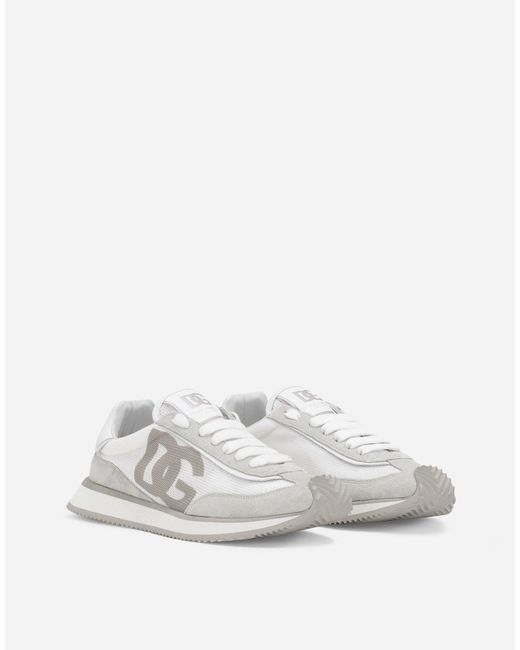 Dolce & Gabbana White Leatherblend Sneakers By Dolce Gabbana Model Ck