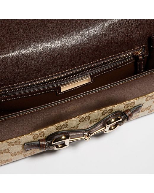 Gucci Metallic Horsebit Ristretto Medium Shoulder Bag