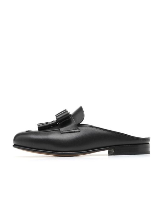 Ferragamo Black Bow Detail Muller Shoes