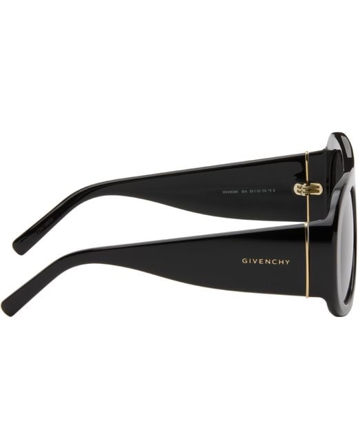 Givenchy Black Round Frame Sunglasses