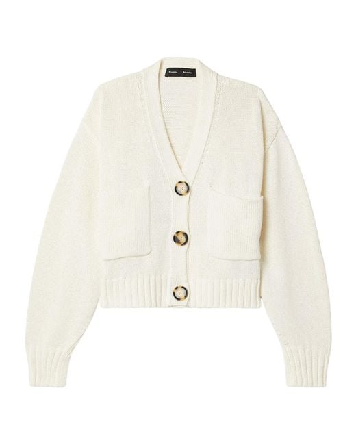 Proenza Schouler White Sofia Cardigan