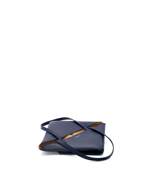 Loewe Blue Puzzle Fold Medium Top Handle Bag