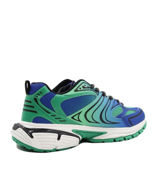 DIESEL Blue S-Serendipity Pro-X1 Panelled Sneakers for men