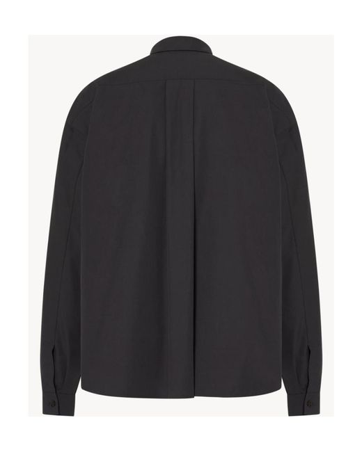 The Row Black Lapel Casual Jacket for men