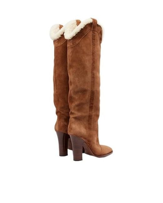 Paris Texas Brown Suede Over-The-Knee Boots