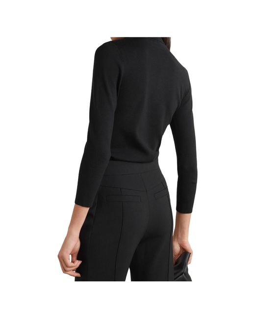 Joseph Black Roll-Neck Sweater