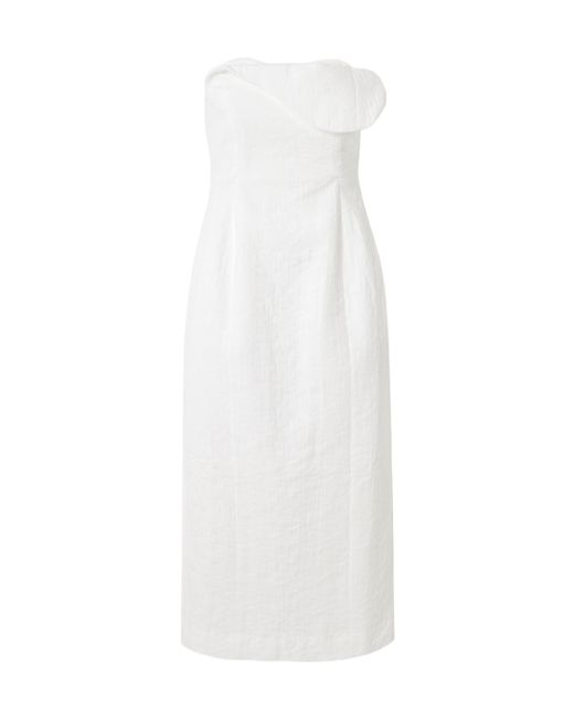 Mara Hoffman White Minimalist Midi Dress
