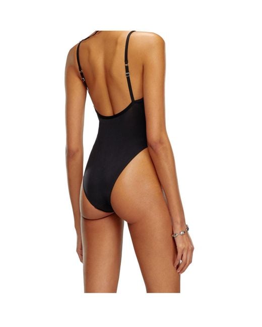 DIESEL Black Oval D Bodysuit
