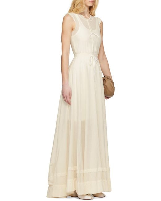 MM6 by Maison Margiela White Cotton Gown