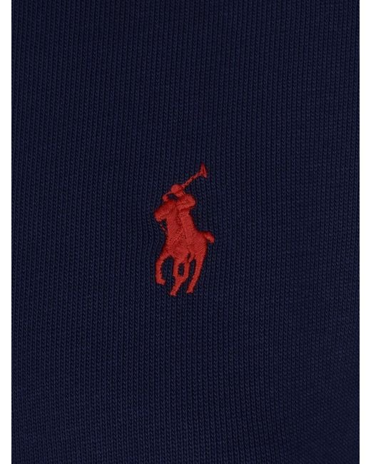 Polo Ralph Lauren Blue Shaped Jersey T-Shirt Dress