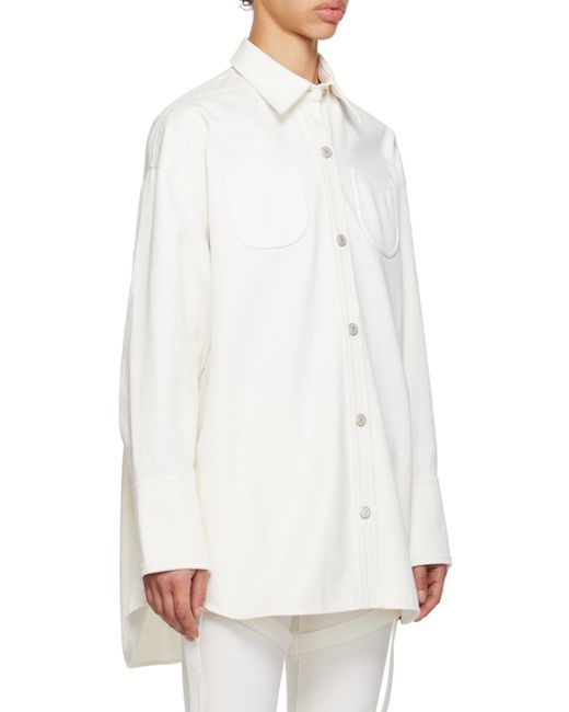 Courreges White Long-Sleeved Shirt