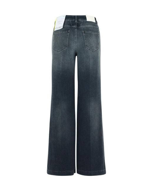 Closed Blue Straight-Leg Denim Jeans