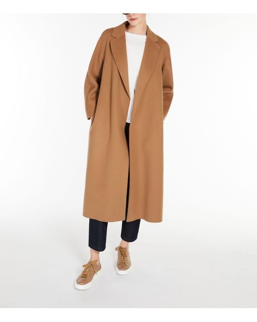 Max Mara Natural 'S Nina Belted Long-Sleeved Coat
