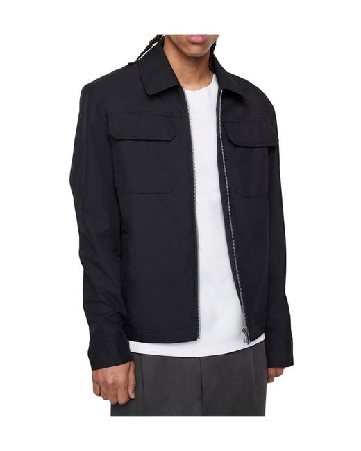 Moose Knuckles Blue Jacques Zip-Up Jacket for men