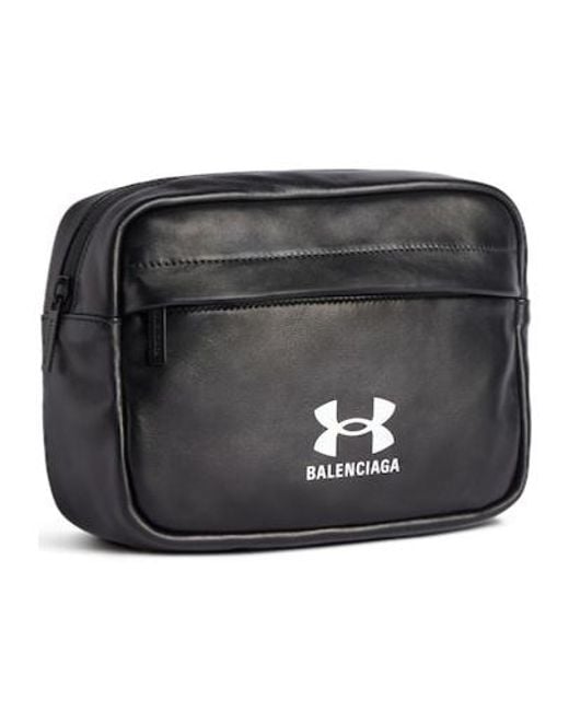 Balenciaga Black Under Armour Toiletry Pouch for men
