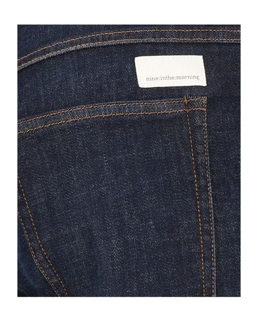 Nine:inthe:morning Blue 5-Pocket Jeans for men
