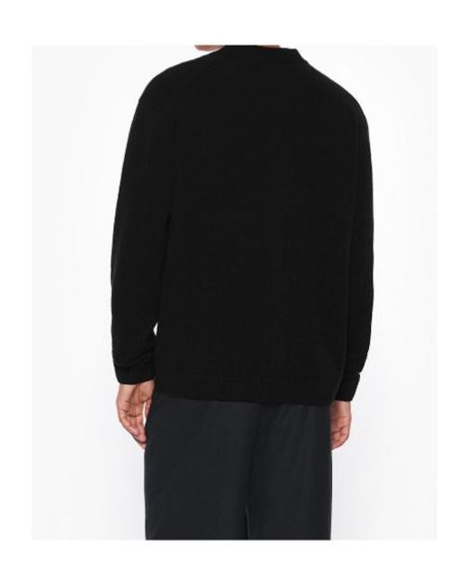 Maison Kitsuné Black Maison Kitsuné Fox Head Comfort Cardigan for men