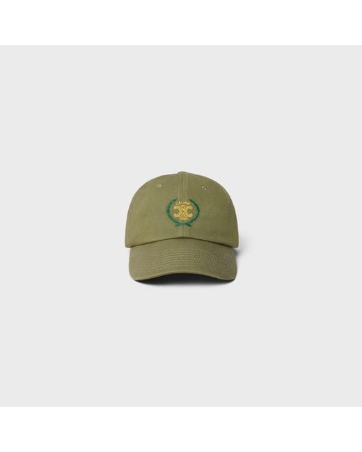 Céline Green Richelieu Cap for men