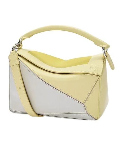 Loewe Metallic Small Puzzle Bag