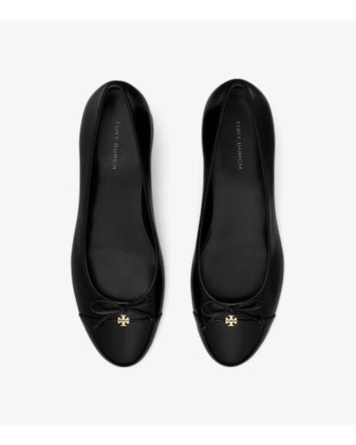 Tory Burch Black Bow Detailed Block-Heel Pumps