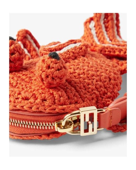 Fendi Red Bff Coin Case
