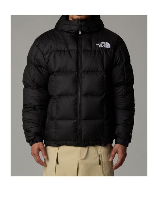 The North Face Black Lhotse Down Hooded Jacket for men