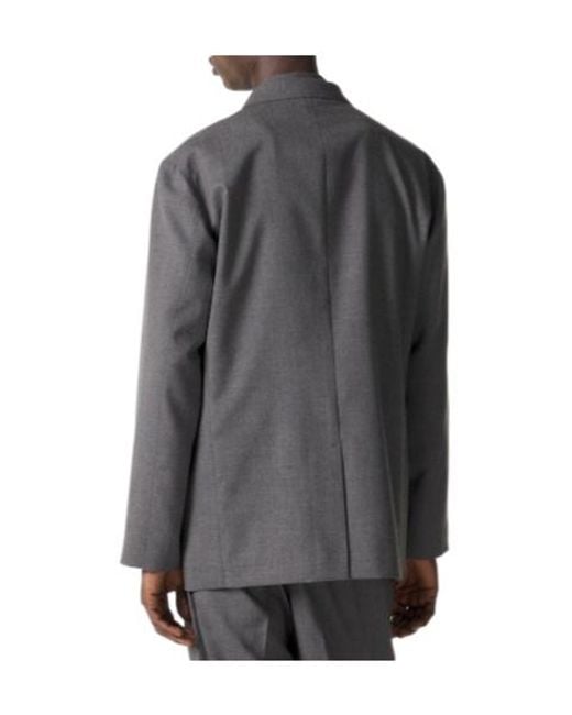 Auralee Gray Oversized Blazer for men