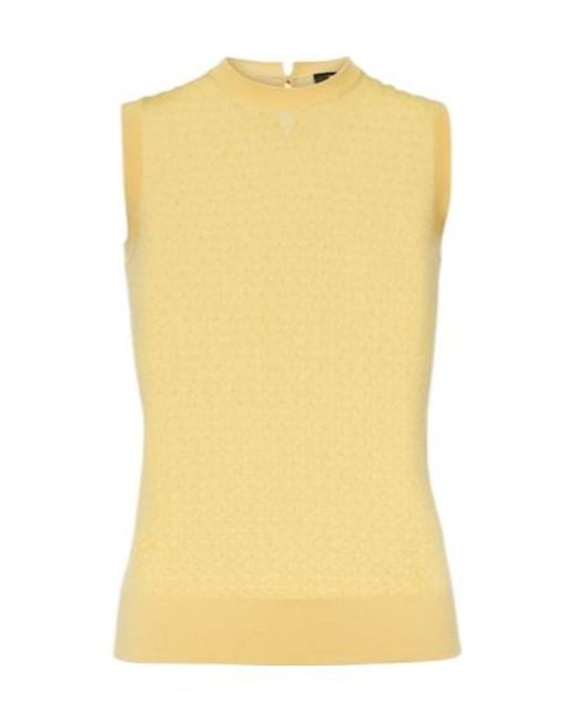 Etro Yellow Wool Top