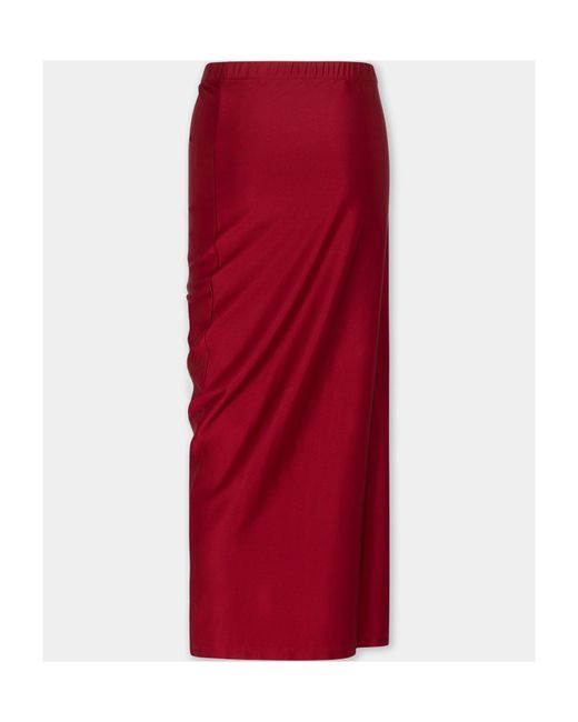 Rabanne Jersey Gathered Maxi Skirt