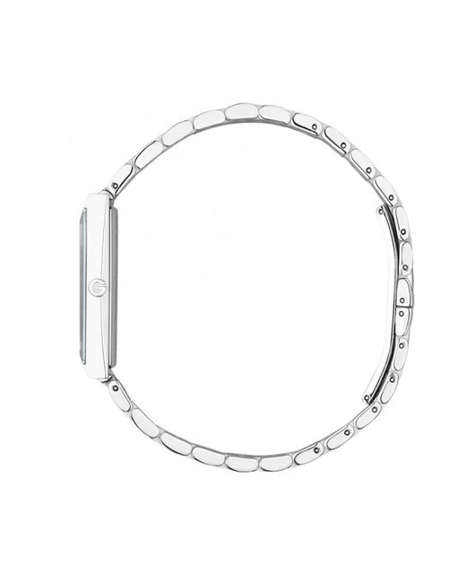 Gucci White Logo Watch