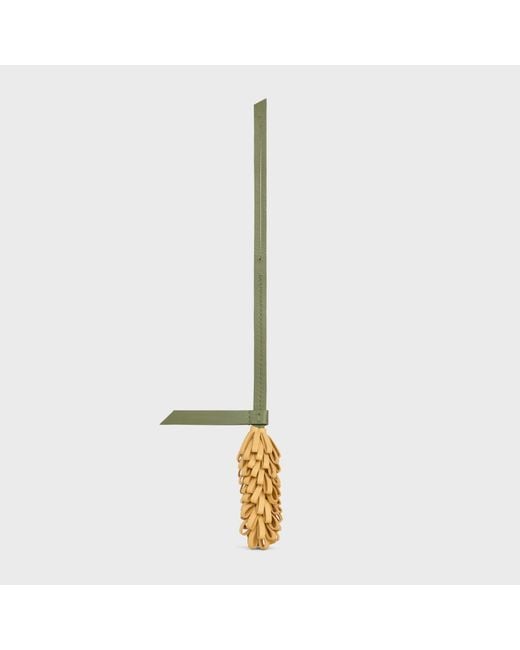 Céline Metallic Wheat Charm