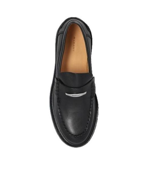 Isabel Marant Black Frezzah Loafers for men