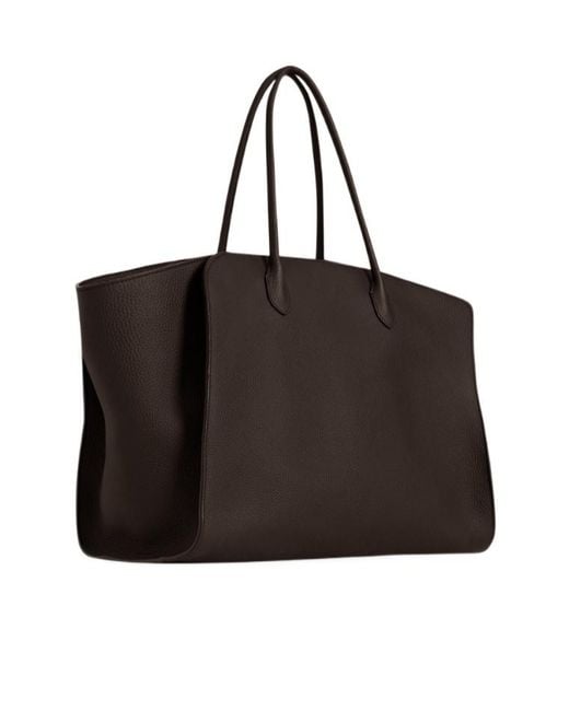 The Row Black Marlo Tote Bag for men
