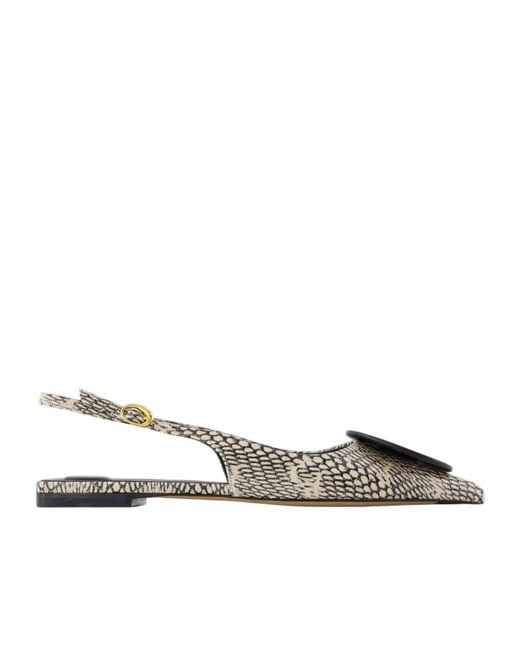 Jacquemus Brown The Low Duelo Slingbacks