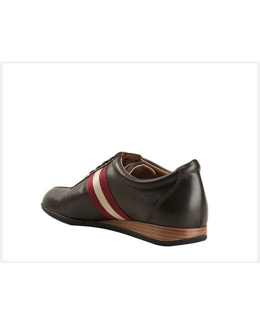 Bally Brown Logo Casual Sneakers for men