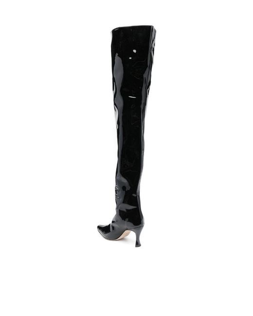 By Far Black Pointed Boots