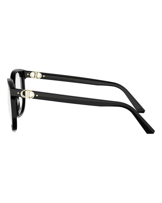 Dior White Full-Rim Glasses