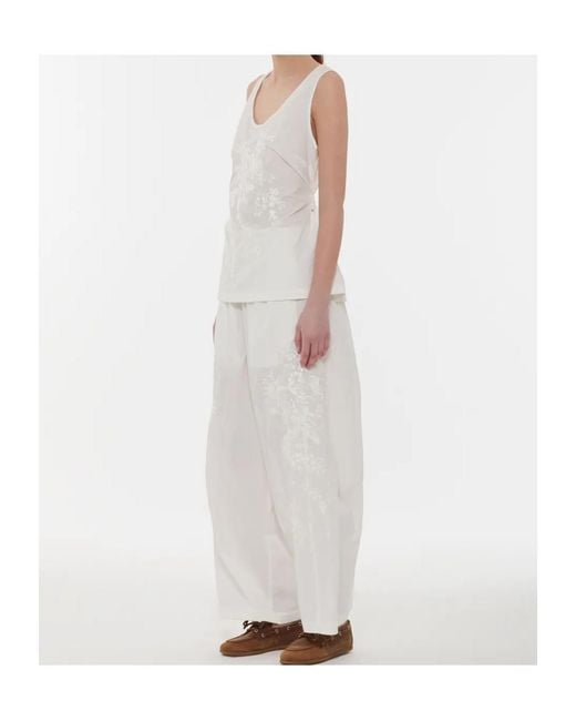 P.A.R.O.S.H. Gray Ninja Embroidered Blouse