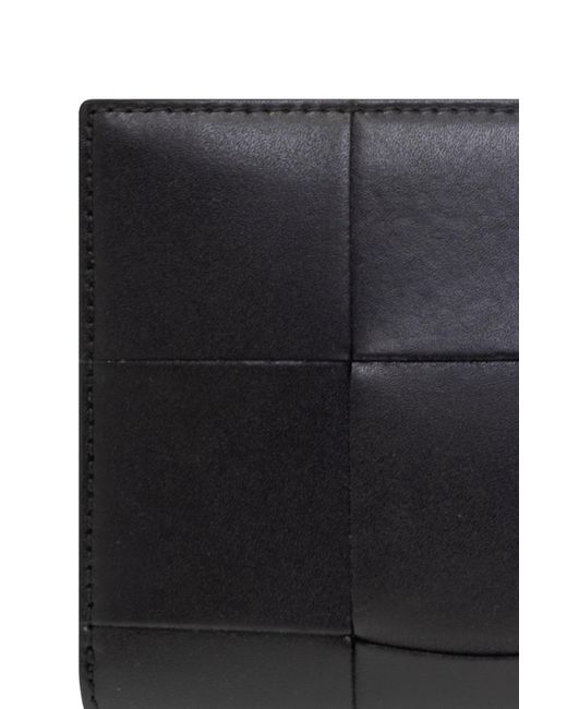 Bottega Veneta Black Cassette Zip Around Wallet for men